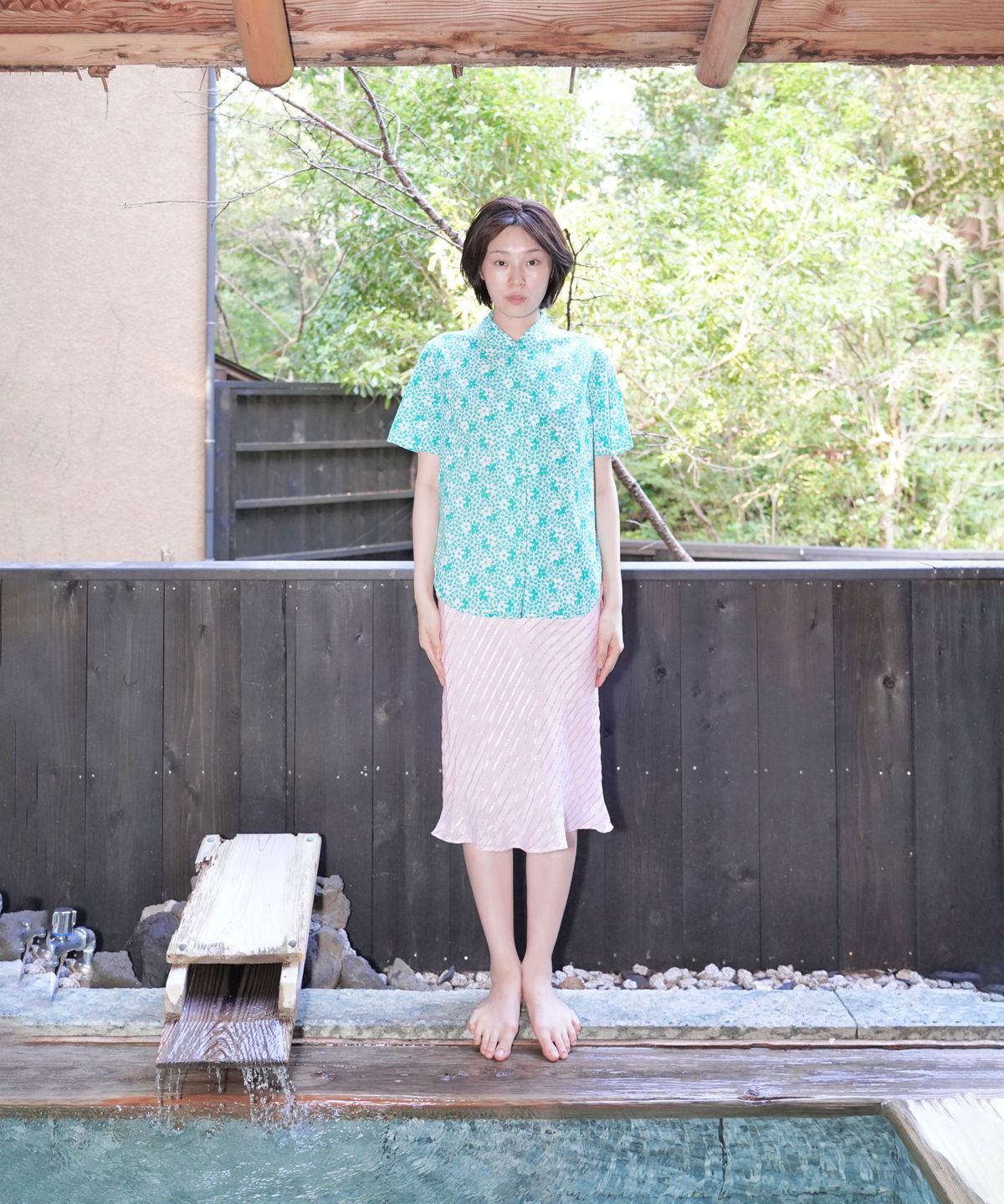 누아누(NUUANU) Koya Skirt_Pink
