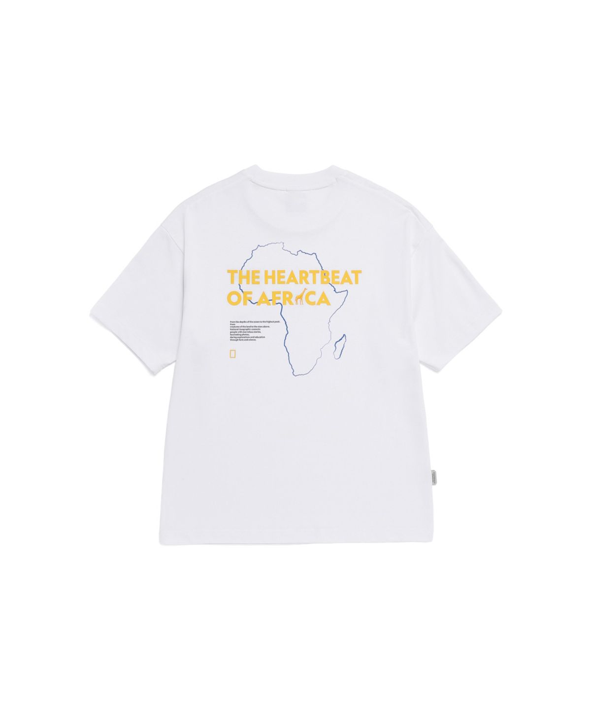 내셔널지오그래픽(NATIONALGEOGRAPHIC) N262UTS981 [AEROSILVER] 아비스 그래픽 반팔 티셔츠 WHITE