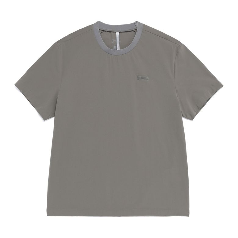 N262MTS330 에어플로우 반팔 티셔츠 GREY KHAKI