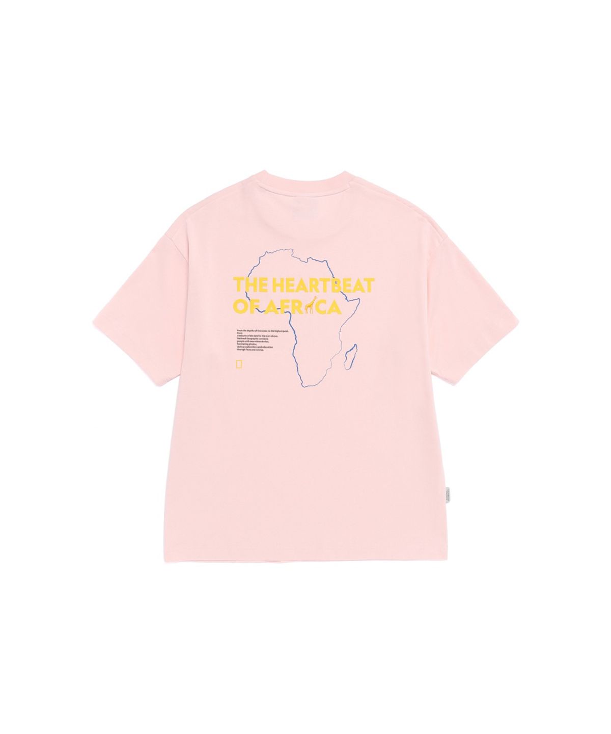 내셔널지오그래픽(NATIONALGEOGRAPHIC) N262UTS981 [AEROSILVER] 아비스 그래픽 반팔 티셔츠 ICE PINK