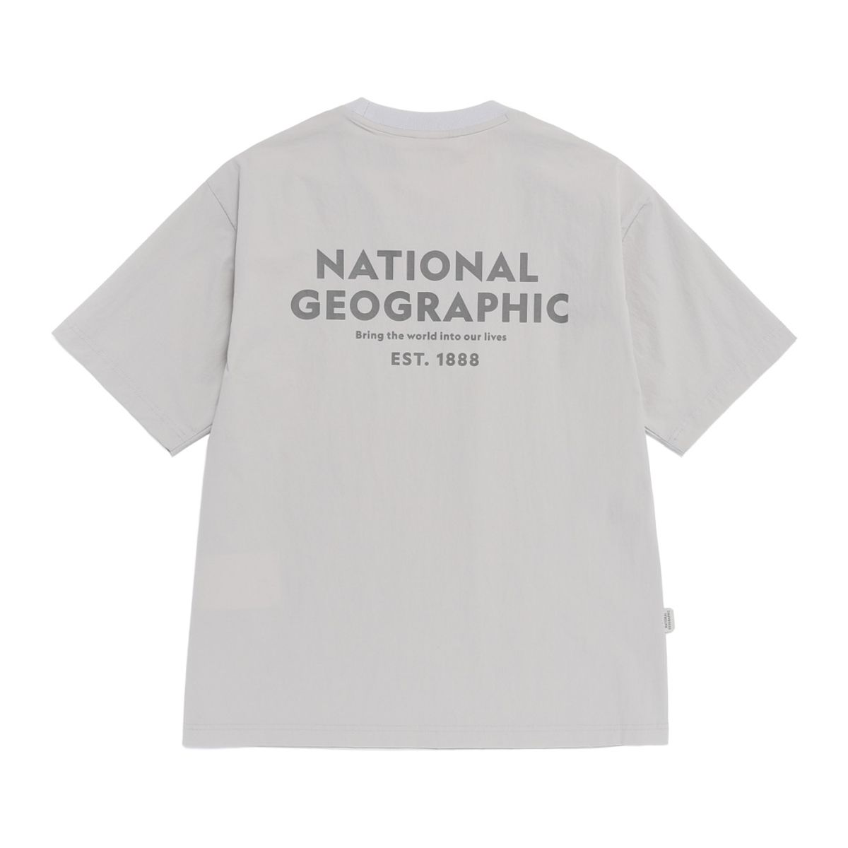 내셔널지오그래픽(NATIONALGEOGRAPHIC) N262UTS141 프리즈 스트레치 그래픽 반팔 티셔츠 L/GREY