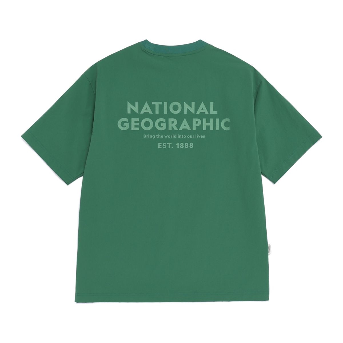 내셔널지오그래픽(NATIONALGEOGRAPHIC) N262UTS141 프리즈 스트레치 그래픽 반팔 티셔츠 GREEN HILLS