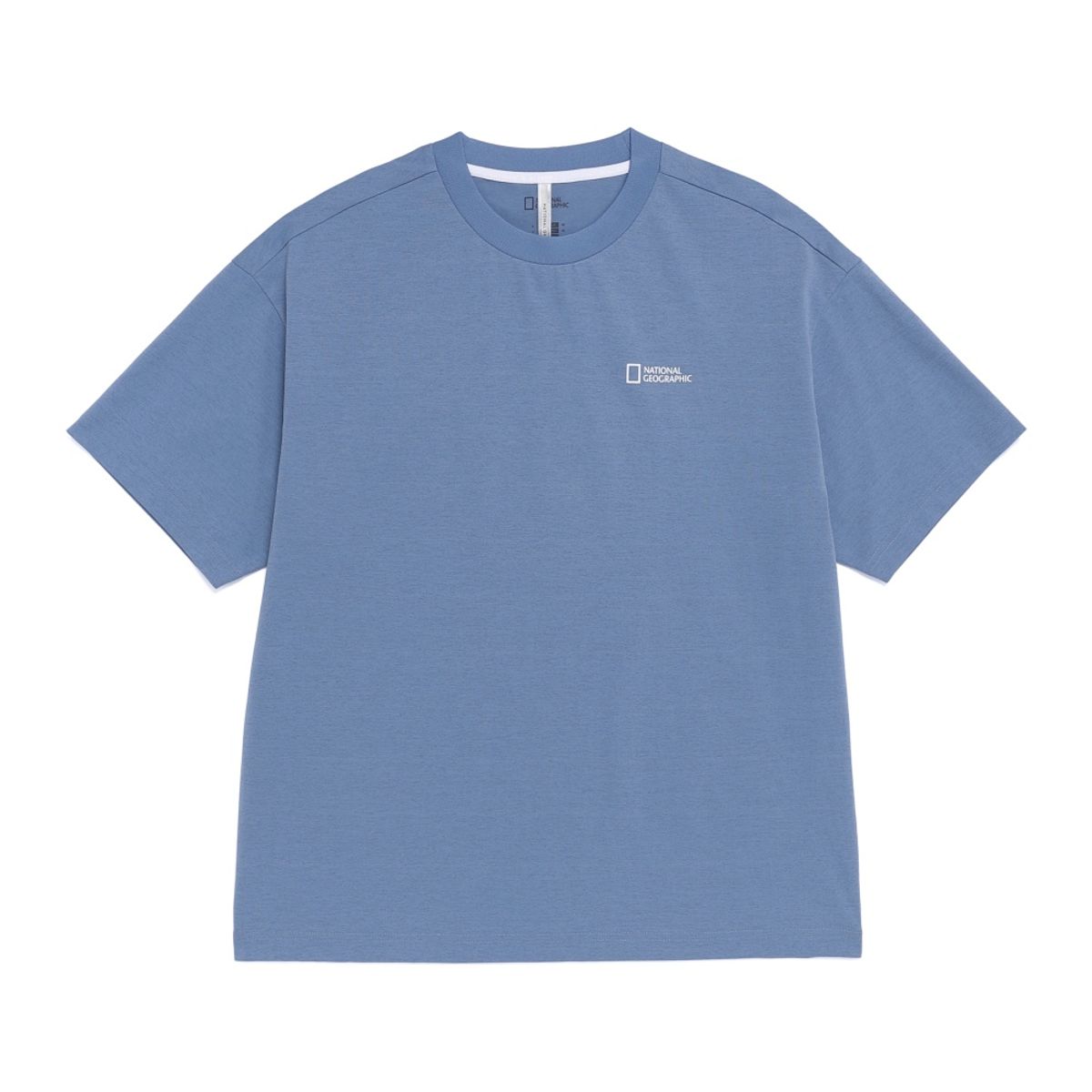 내셔널지오그래픽(NATIONALGEOGRAPHIC) N262UTS210 어반 빅로고 반팔 티셔츠 MIDDLE BLUE