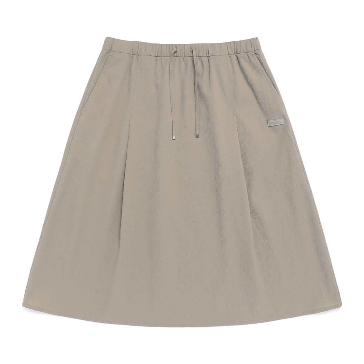 내셔널지오그래픽(NATIONALGEOGRAPHIC) N262WSK320 여성 에어서커 A라인 스커트 OAK BEIGE