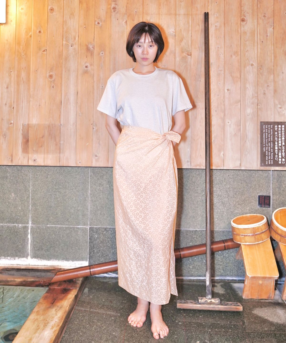 누아누(NUUANU) Darya Scarf_Peach