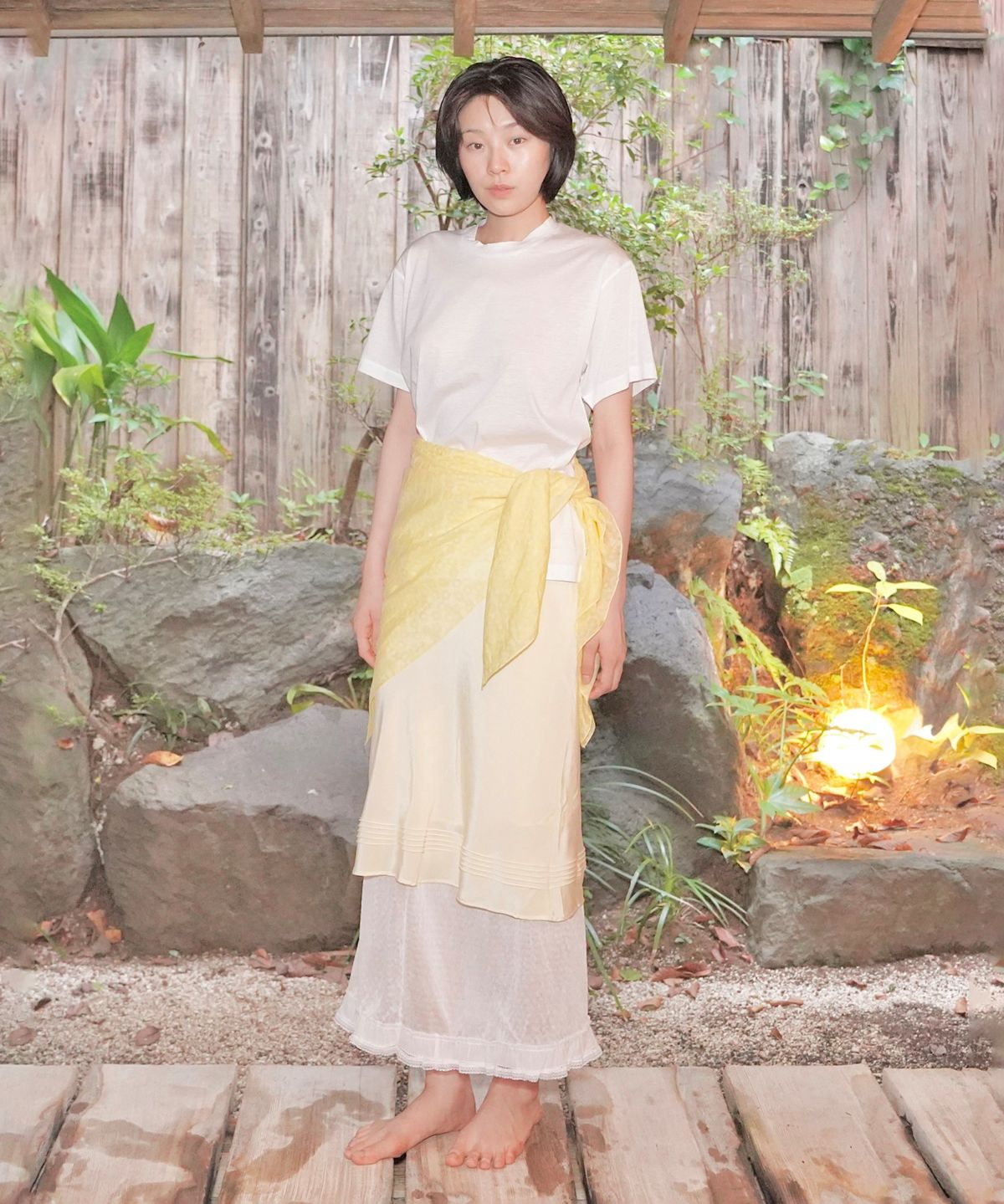누아누(NUUANU) Darya Scarf_Yellow