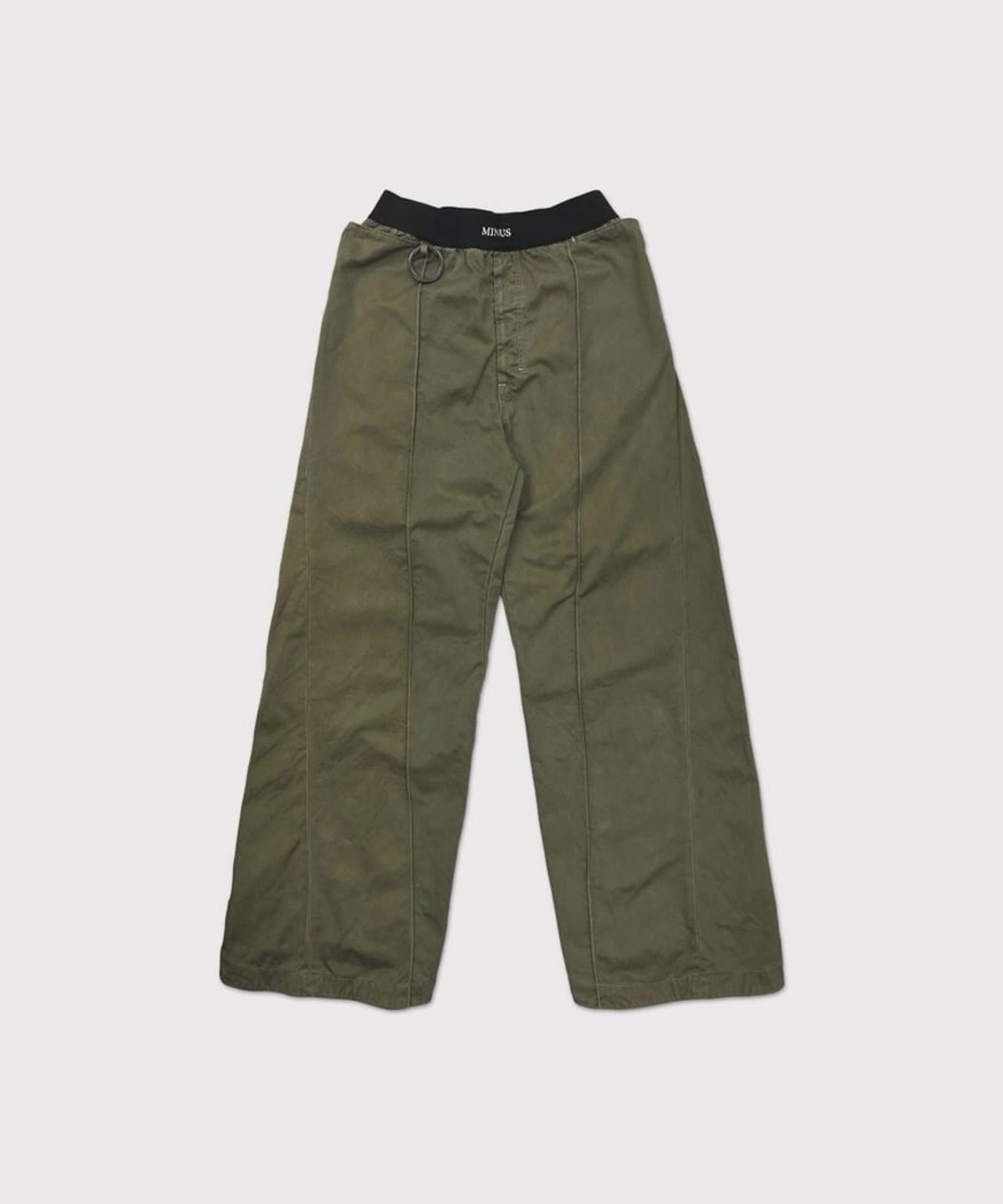 마이너스(MINUS) Home Trousers With Night-Cut(AGED TWILL) - OLIVE