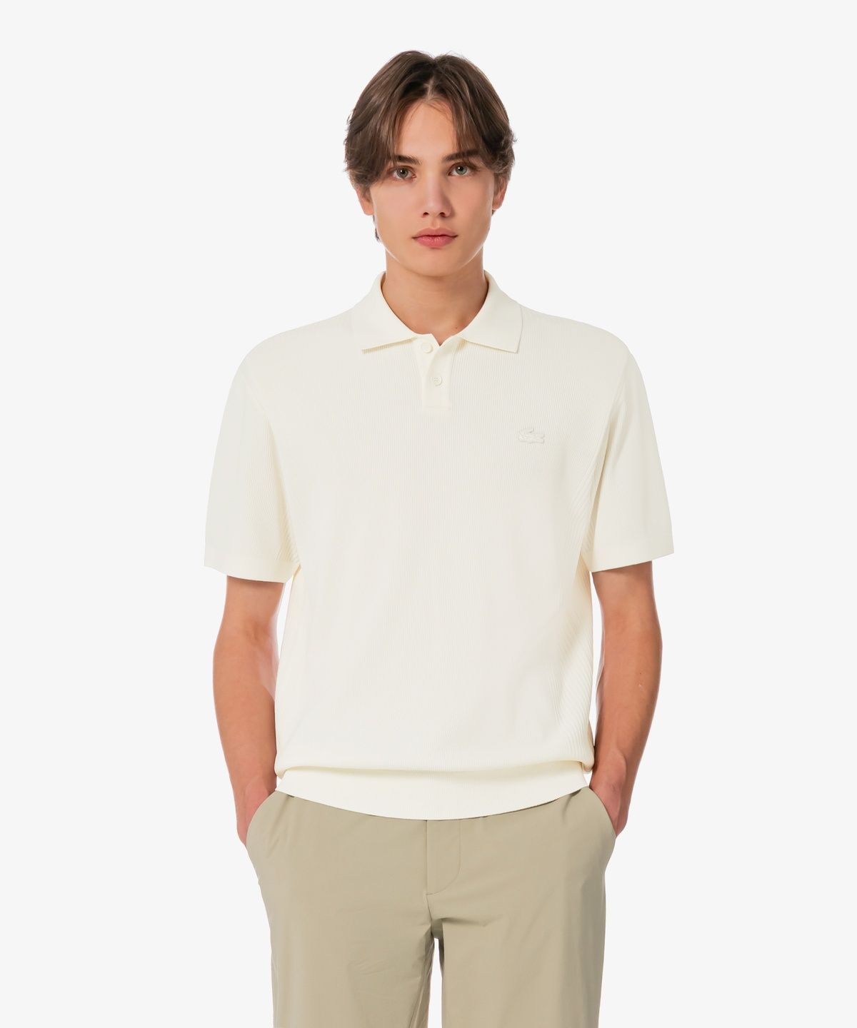 라코스테(LACOSTE) 남성 골프 조직감 스웨터 AH011E-56G 70V