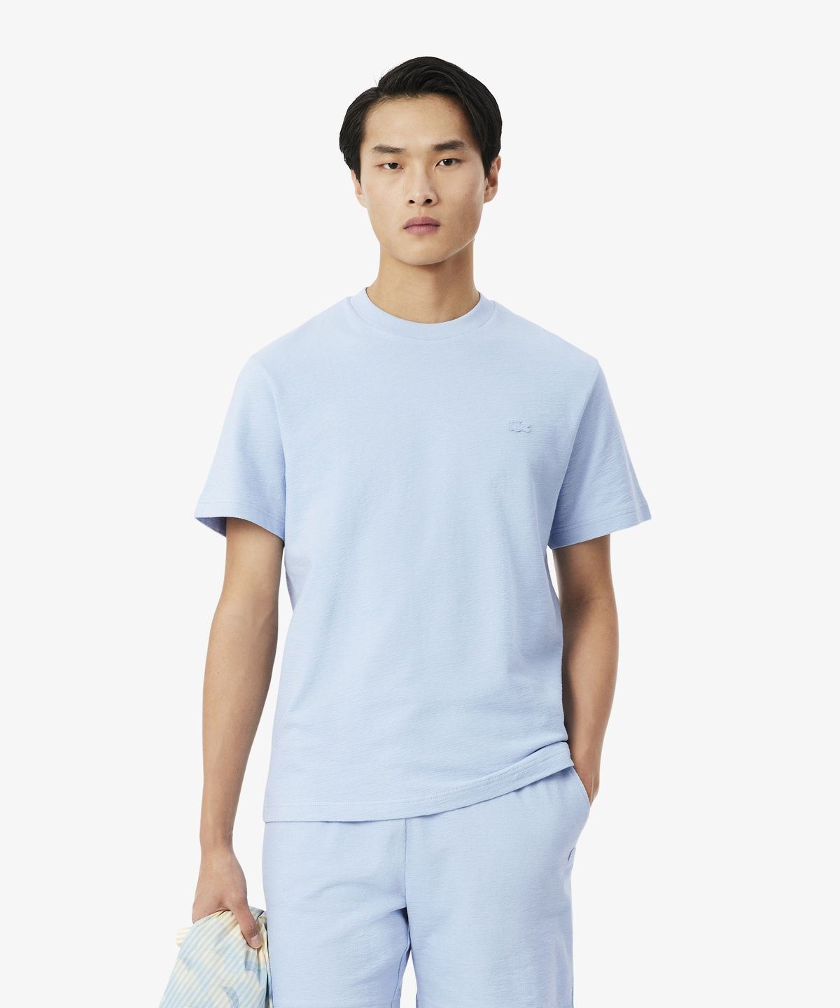 라코스테(LACOSTE) 남성 크레이프 반팔 티셔츠 TH1979-56G HBA
