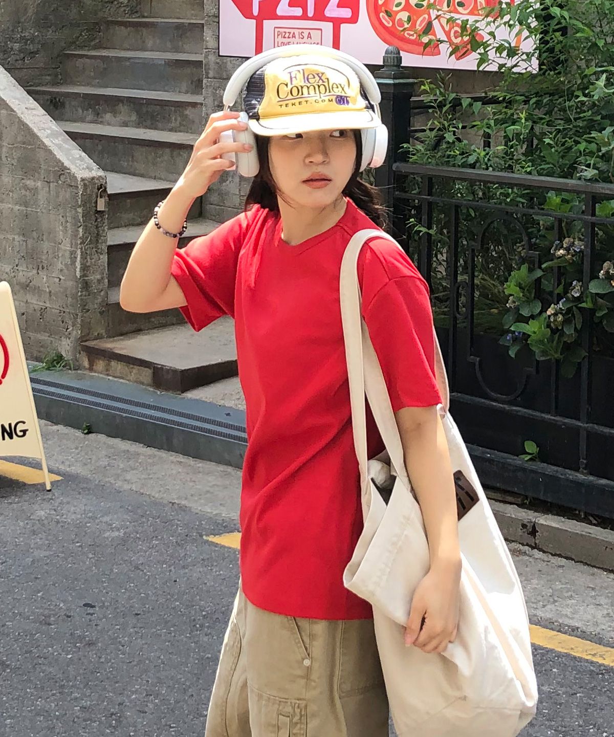 기철(KICHUL) All Day Soft T-shirt (Red)