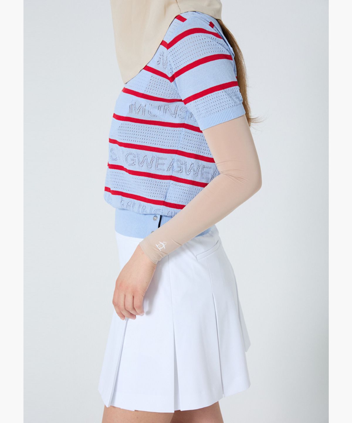 먼싱웨어(MUNSINGWEAR) [ANTI-UV] 여성 냉감 팔토시 베이지 MR222LCM42
