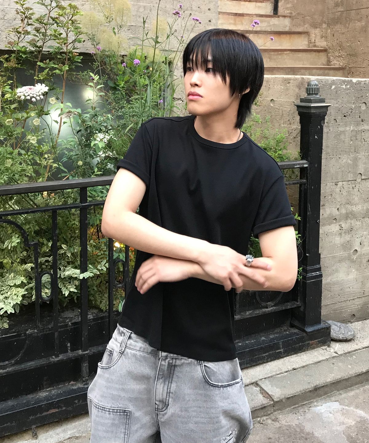 기철(KICHUL) All Day Soft T-shirt (Black)