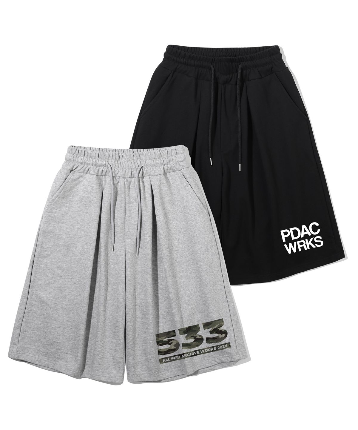 페이드(PEID) [SET] PD 넘버링 PDAC 버뮤다 팬츠 2종 패키지