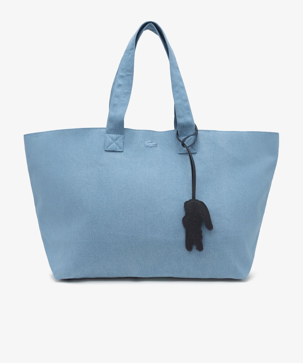 라코스테(LACOSTE) 여성 썸머팩 XL 탑지퍼 코튼 토트백 NU5241P56G Q48