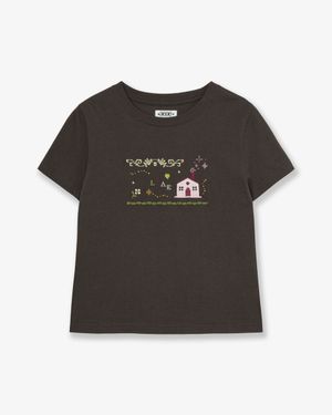 SWEET HOME TEE [DARK BROWN]