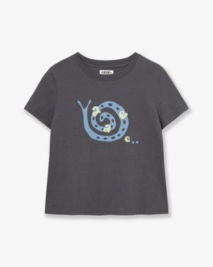 SNAIL T-SHIRTS [CHARCOAL]