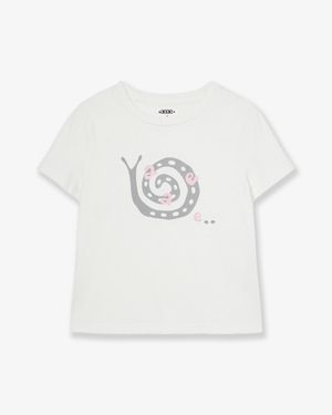 SNAIL T-SHIRTS [WHITE]