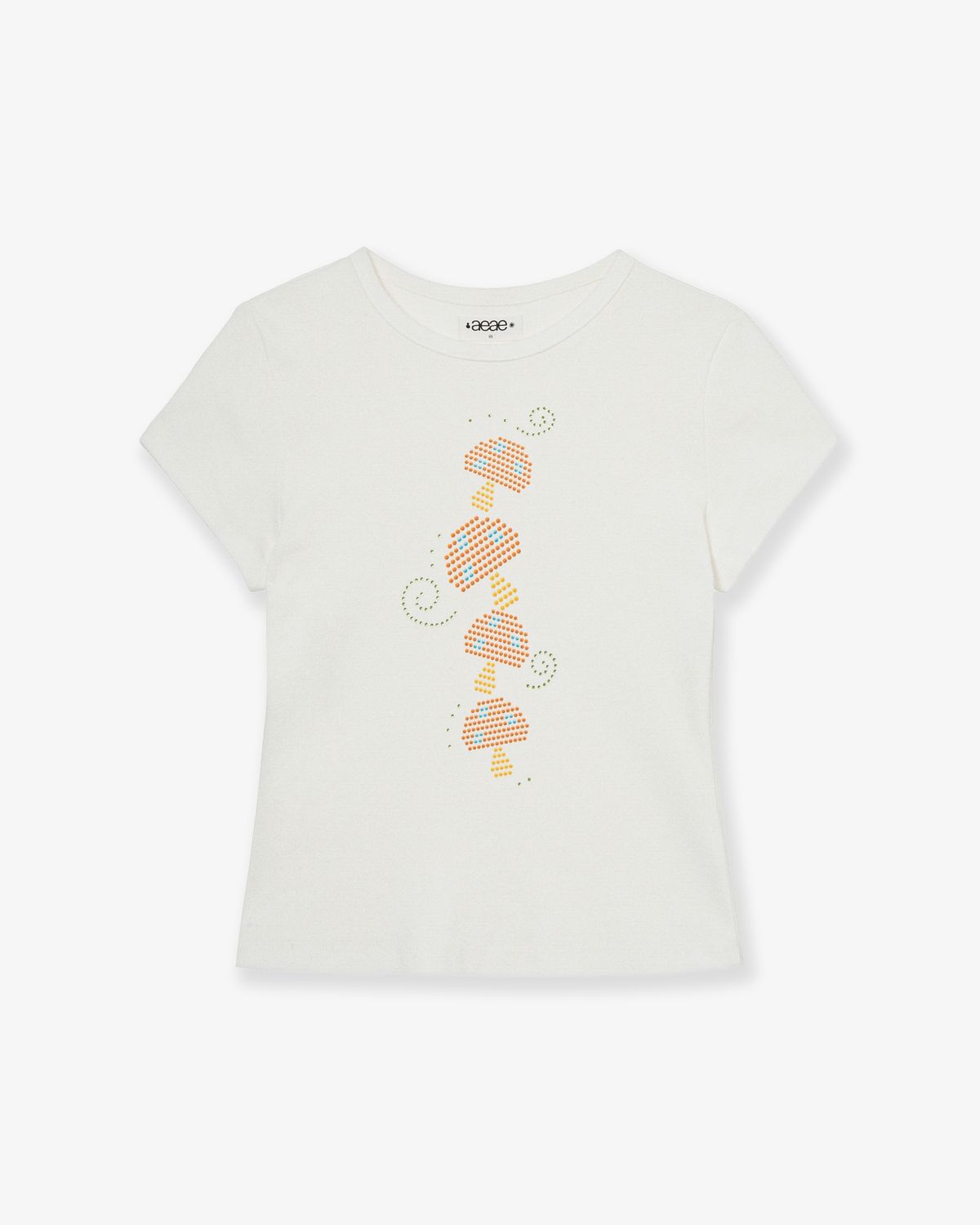 에이이에이이(AEAE) MUSHROOM HOTFIX TEE [WHITE]