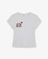 DOT SMALL LETTER TEE [LIGHT GREY/CAMO]