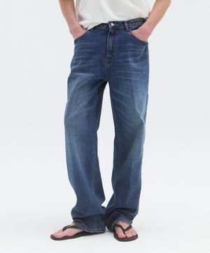 PRESS DENIM PANTS - DEEP BLUE