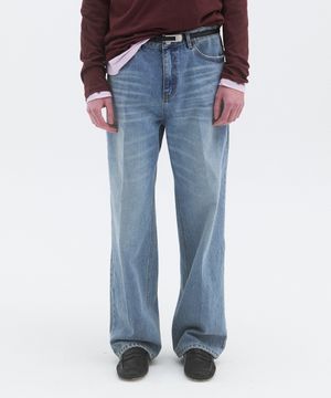 PRESS DENIM PANTS - LIGHT BLUE