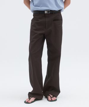 ELLIPSE WORK TROUSERS - WASHED BROWN