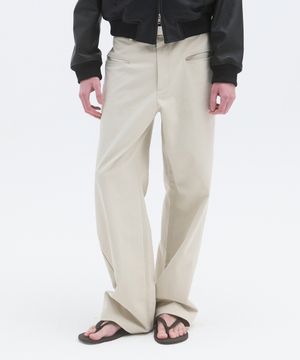 ELLIPSE WORK TROUSERS - CREAM IVORY