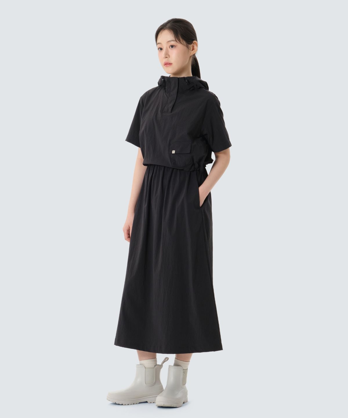 스노우피크 어패럴(SNOWPEAK APPAREL) 루트 아노락 원피스 (S26MWROP63) Dark Charcoal