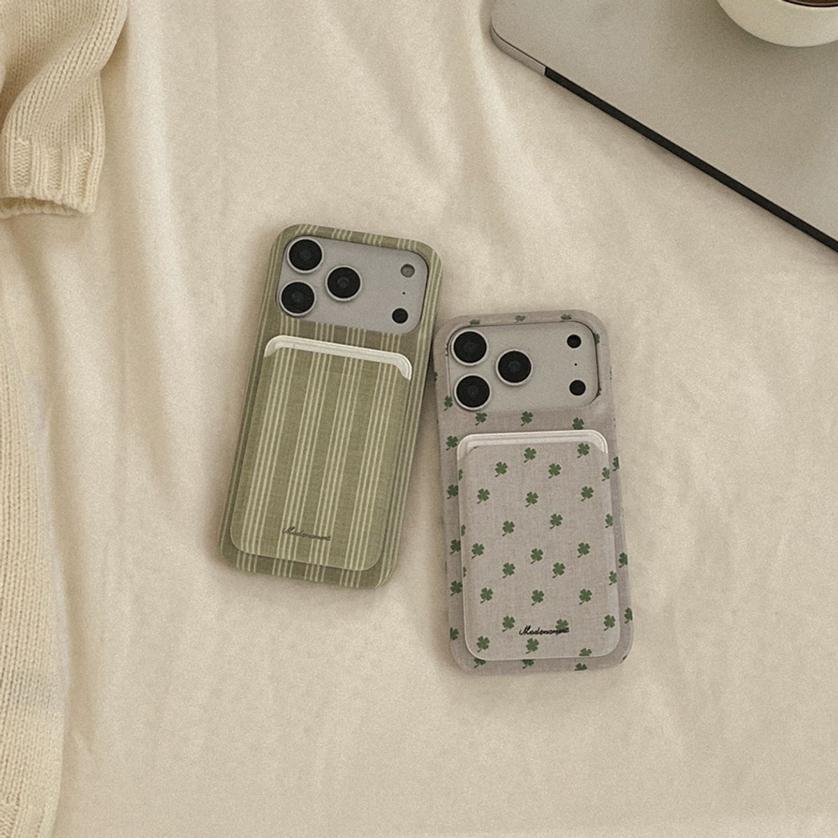메이드모먼(MADEMOMENT) linen garden 디자인 [맥세이프 카드슬롯]