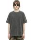오버핏 시티즌 피그먼트 무지 반팔티셔츠 차콜