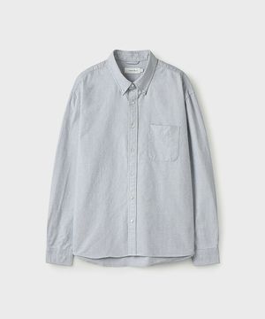 BUTTON-DOWN OXFORD SHIRT [GRAY]