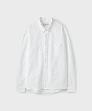 BUTTON-DOWN OXFORD SHIRT [WHITE]