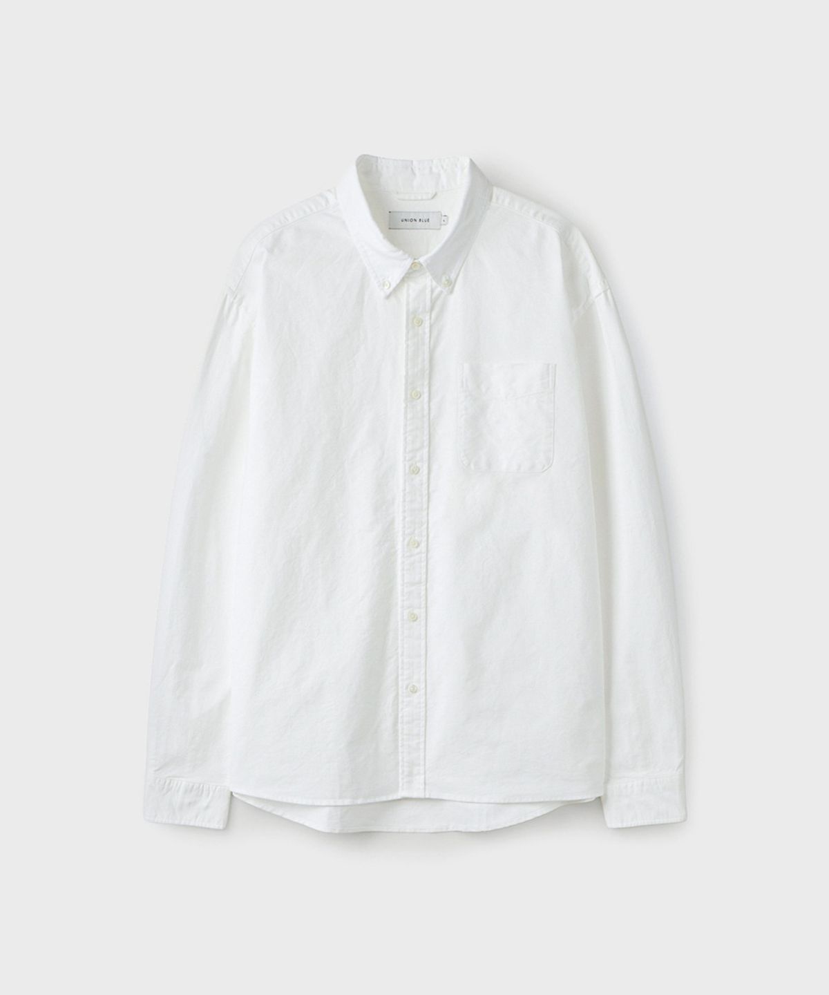 유니온블루(UNION BLUE) BUTTON-DOWN OXFORD SHIRT [WHITE]