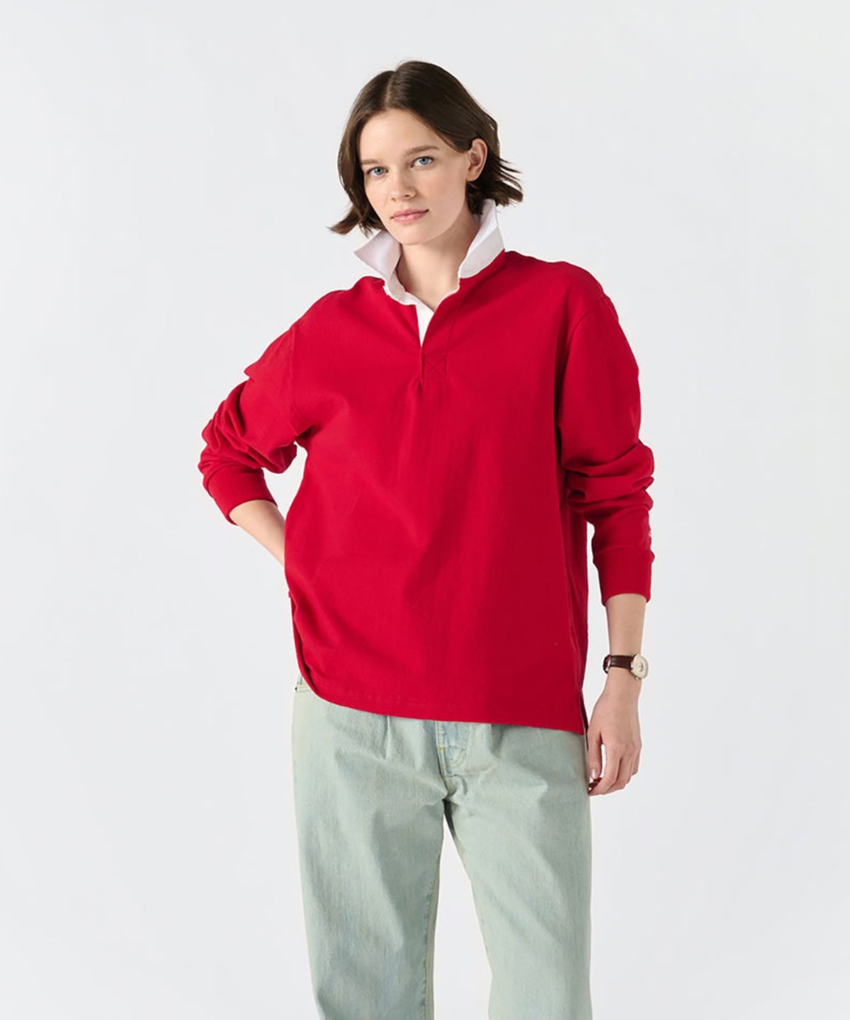 노아(NOAH) (U) 박시핏 럭비 레드 BOXY FIT RUGB YRED