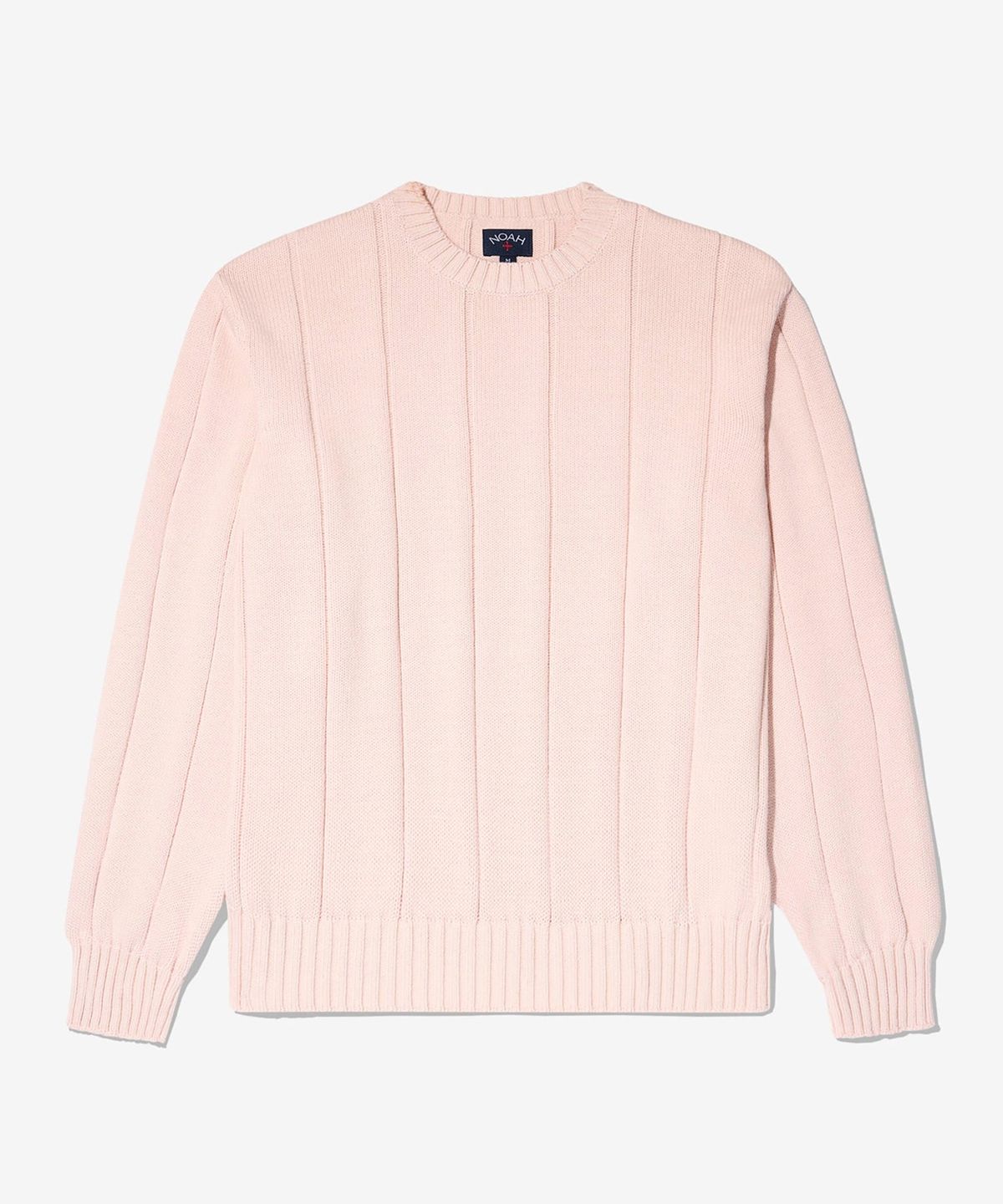 노아(NOAH) (U) 드롭 니들 스웨터 페일 핑크 DROP NEEDLE SWEATER PALE PINK