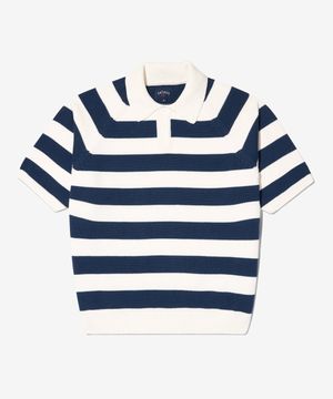 (U) 스웨터 폴로 스트라이프 SWEATER POLO STRIPED