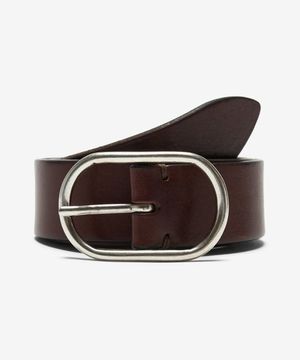 (U) 클래식 레더 벨트 브라운 CLASSIC LEATHER BELT BROWN