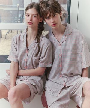 마인 클린핏 반팔 커플 잠옷세트