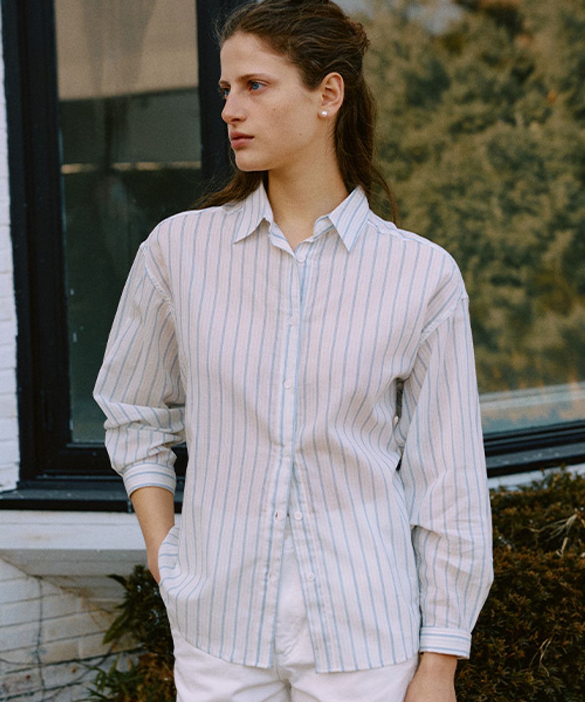 안젤로비안코(ANGELO BIANCO) Clean Fold Shirt