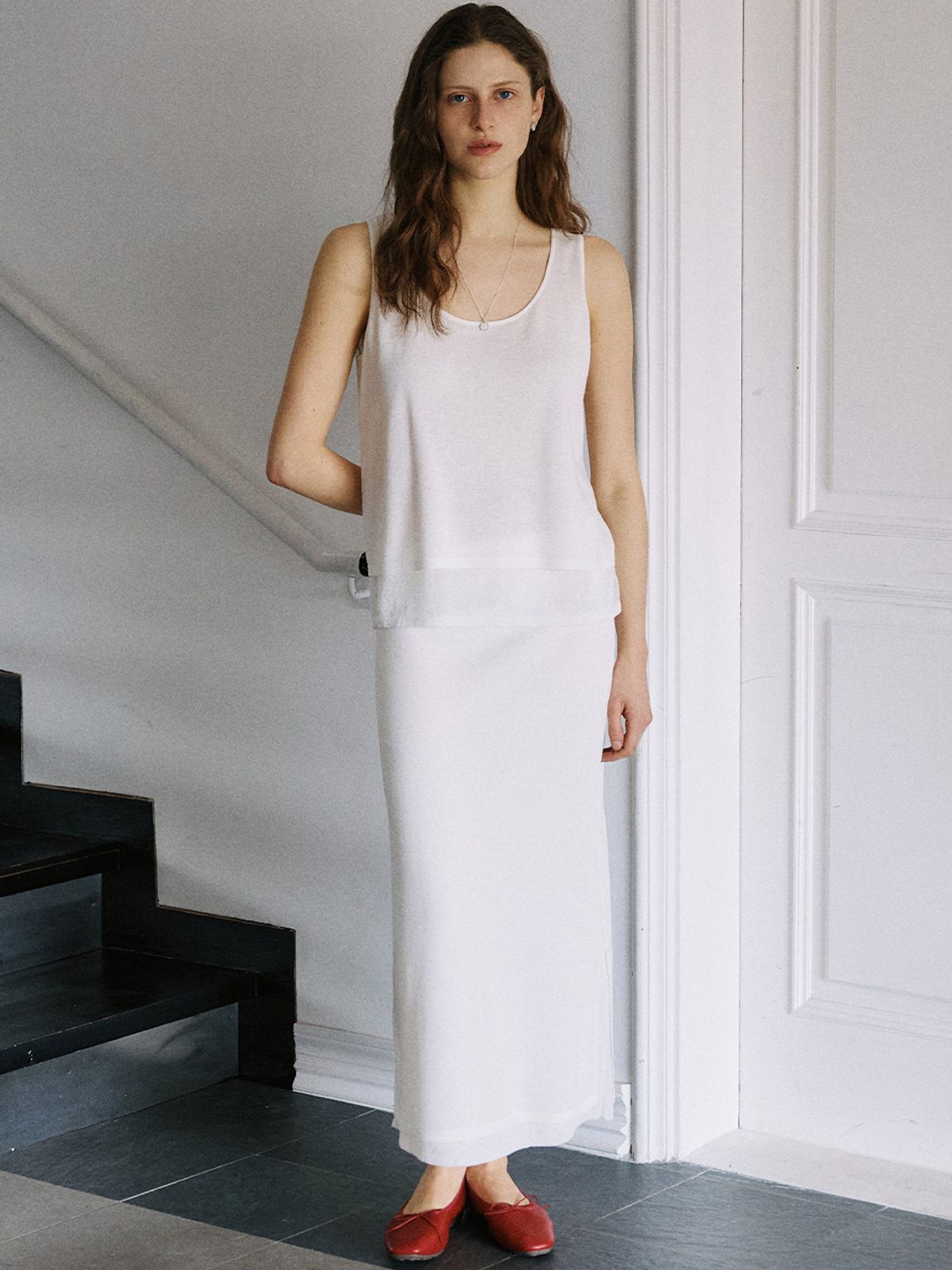 안젤로비안코(ANGELO BIANCO) Blank Skirt (3col)