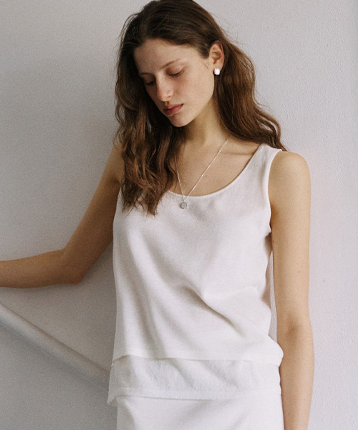 안젤로비안코(ANGELO BIANCO) Blank sleeveless Knit (3col)