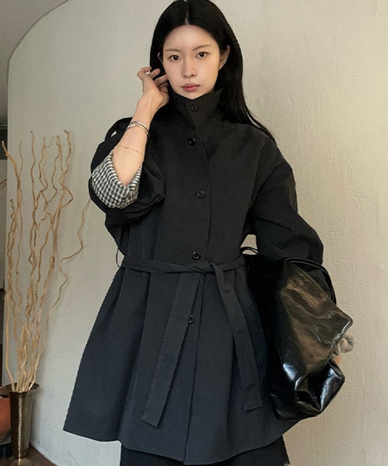 Maison Cotton Single Jacket NAVY