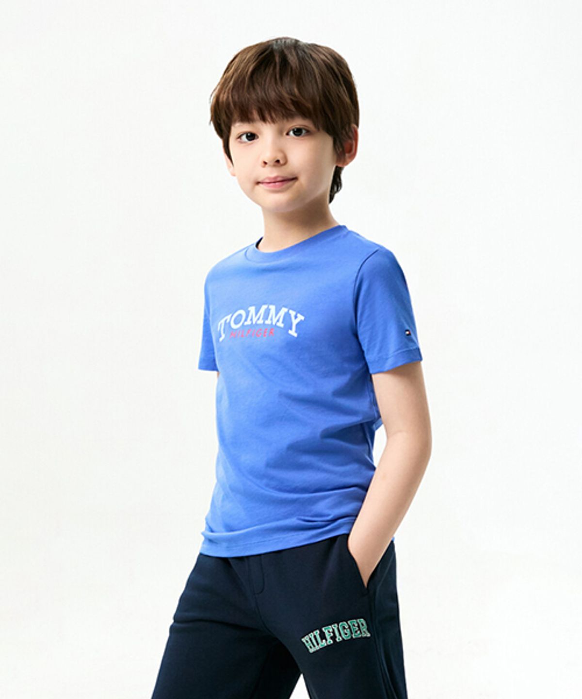 타미힐피거 키즈(TOMMY HILFIGER KIDS) 모노그램 그래픽 티셔츠