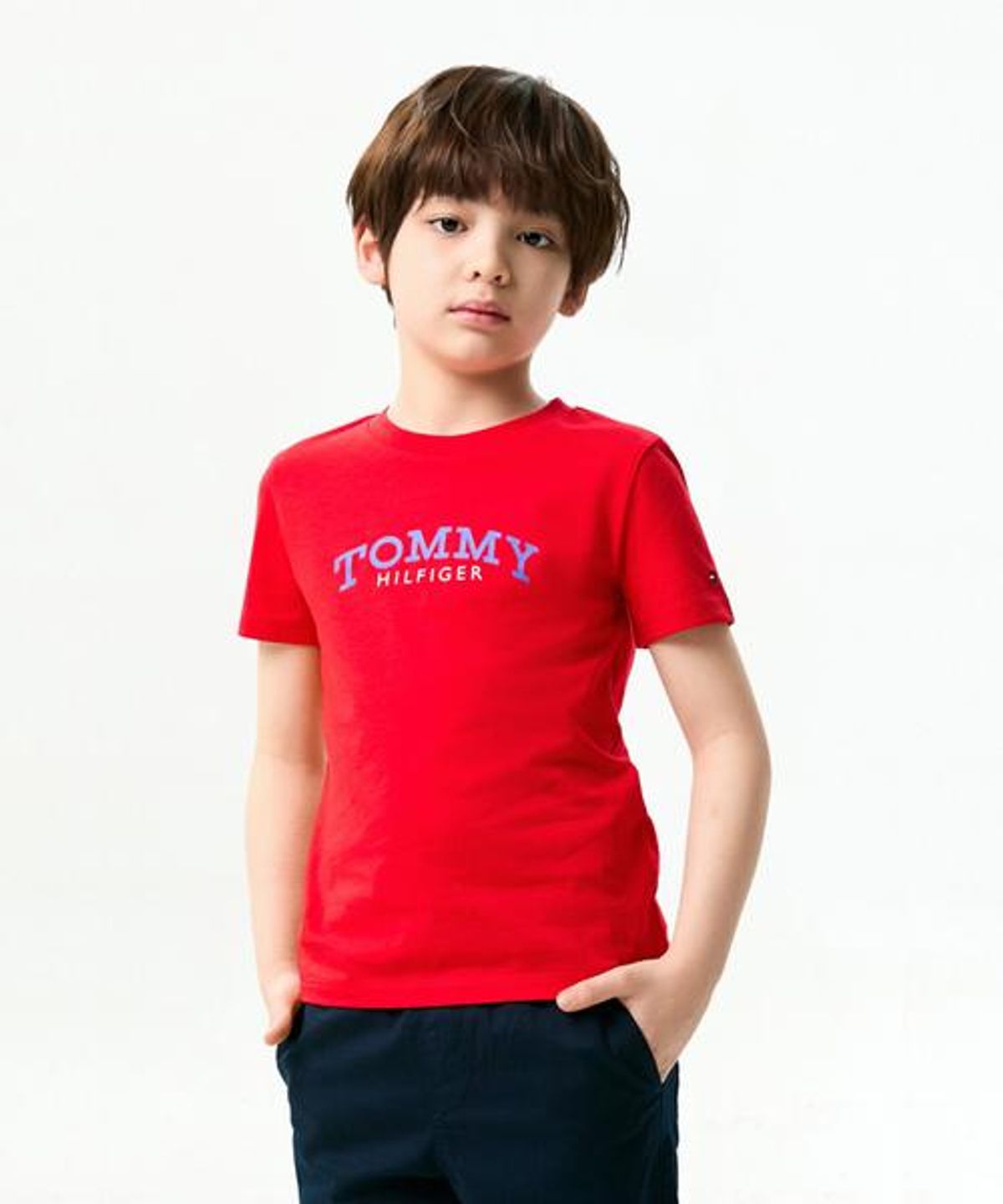타미힐피거 키즈(TOMMY HILFIGER KIDS) 모노그램 그래픽 티셔츠