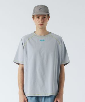 [UNISEX] 퀵드라이 라이트웨이트 숏슬리브 - 라이트그레이