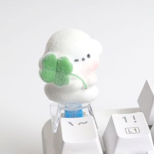 키캡(투명)-행운강아지