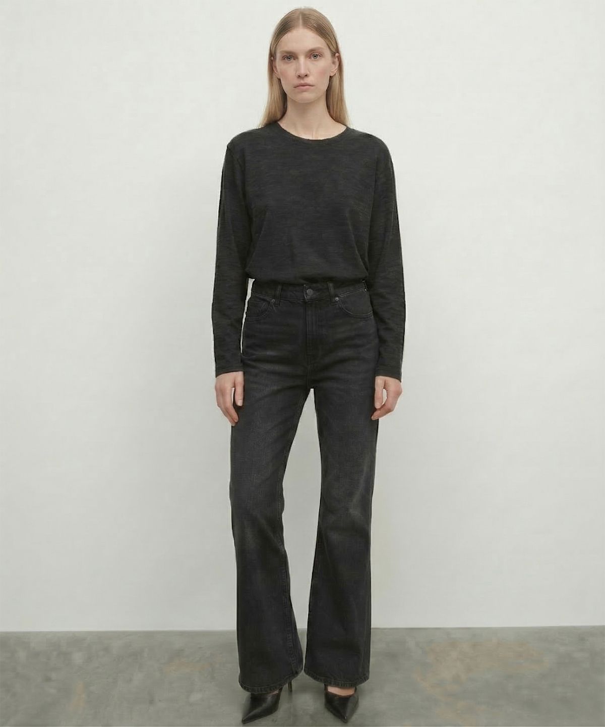 킴도(KIMDOH) Nerin Flare Denim / Black