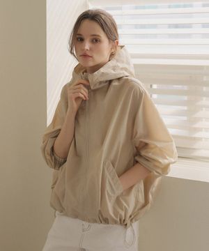 모니코 윈드 후드 점퍼_beige