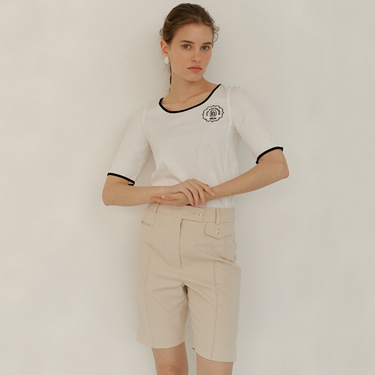 이울라이(IULAI) Scot T-shirt White