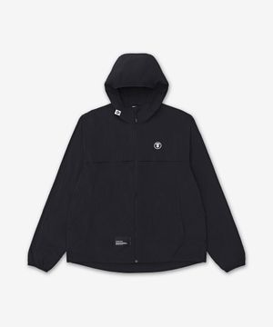 AAPENOW 패커블 윈드브레이커 재킷 - 블랙 / AAPLJM7770XXQBKX